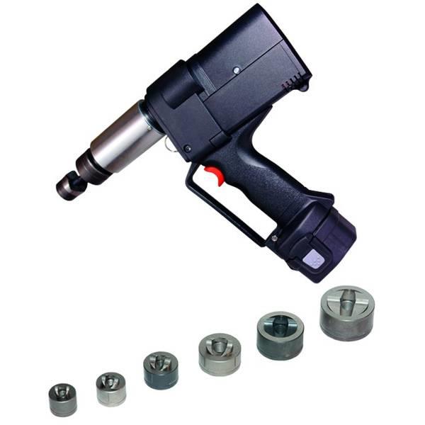 2629-7100-03-00 Hawa  Powerman Accu with punch kit Plus 2629 w/ M16, M20, M25, M32, M40, M50 for SS